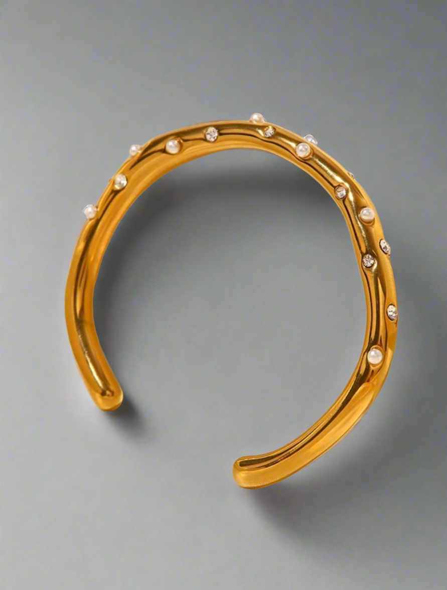 Pearl Zirconia Bracelet