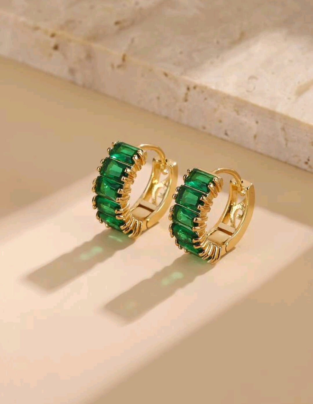Gold/Green hoops