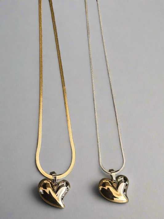 Snake chain with heart