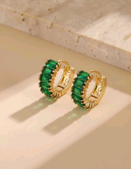 Gold/Green hoops