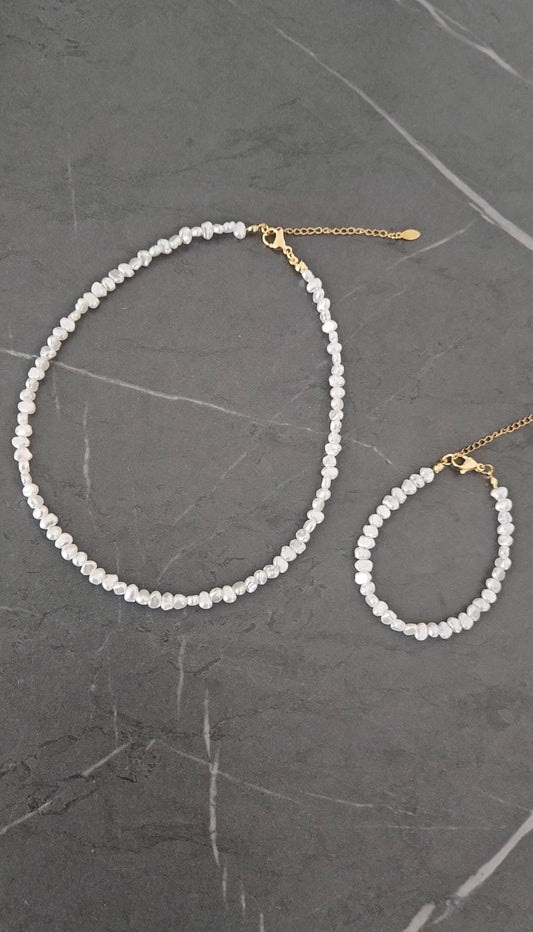 Set necklace+bracelet